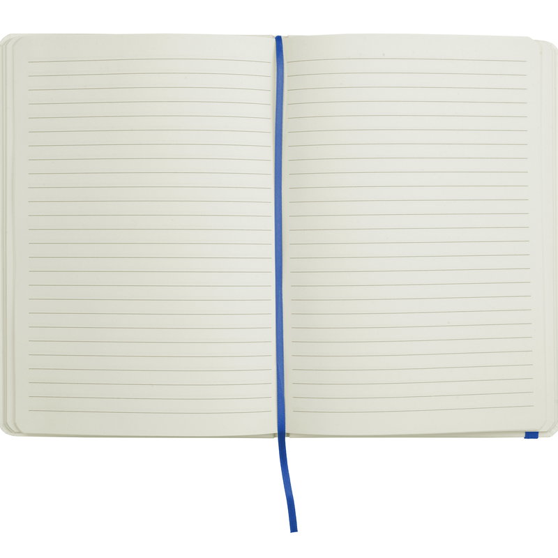 Libreta Mediana White tapa rígida cierre elástico