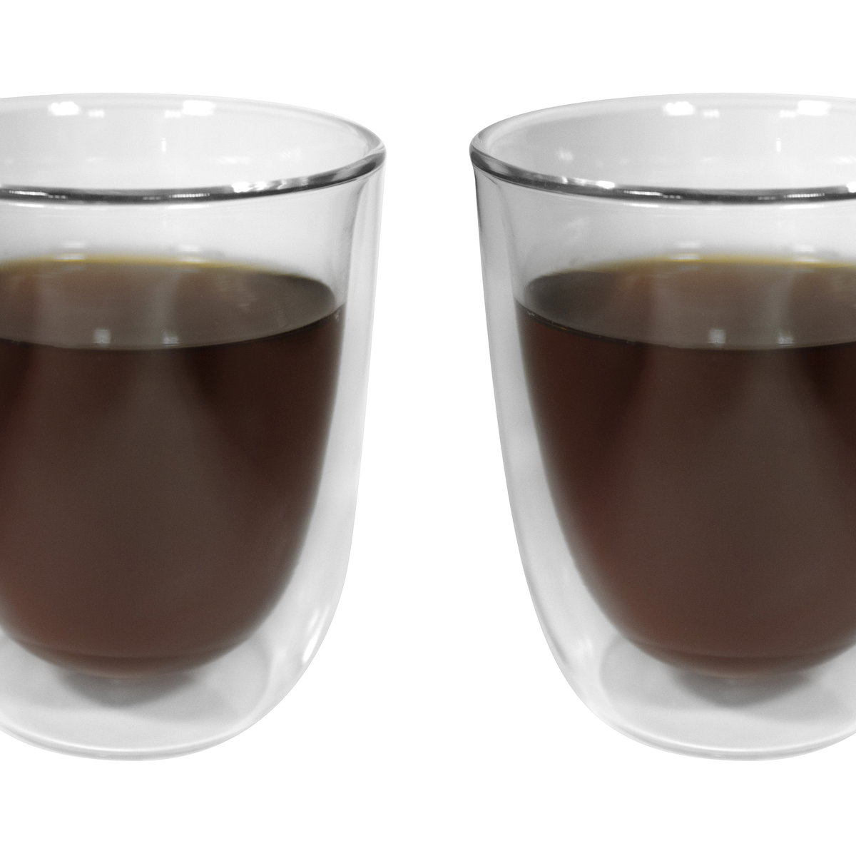 Set De Vasos De Vidrio Double 280 ml vidrio personalizado con logo empresa - Merchandising corporativo Chile