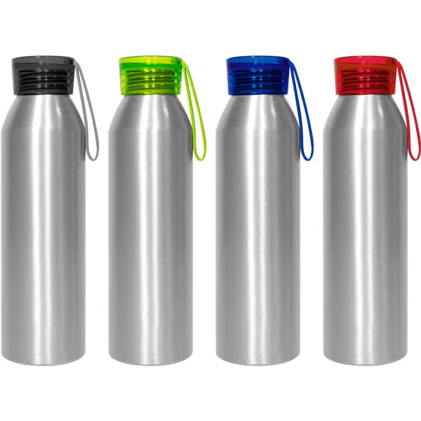 Botella Hop 600 ml aluminio personalizado con logo empresa - Botellas de Aluminio corporativo Chile