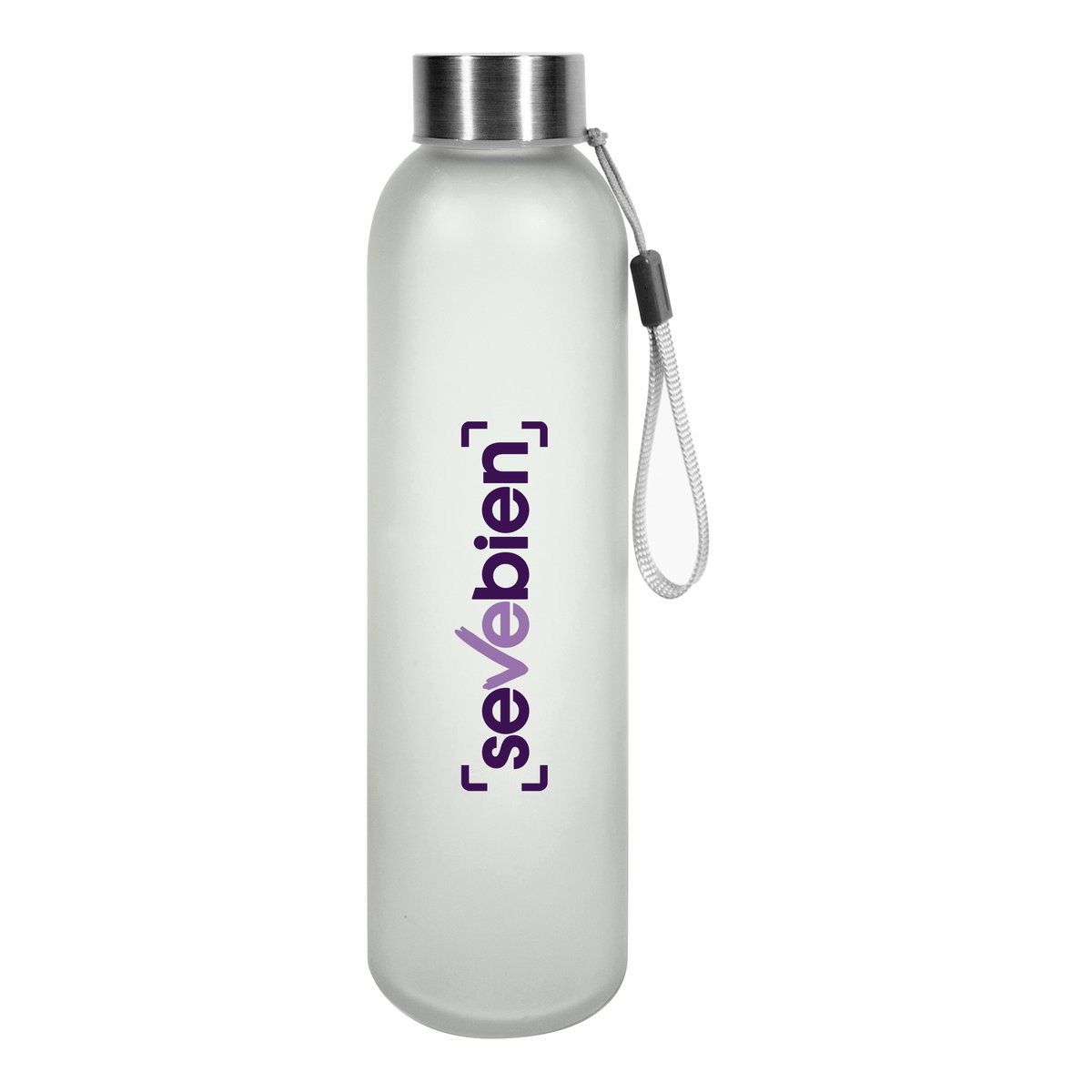 Botella Laguna 500 ml vidrio personalizado con logo empresa - Merchandising corporativo Chile