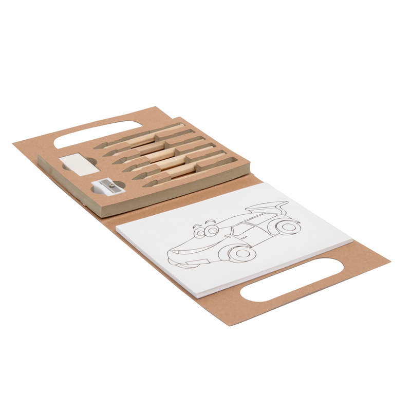Set De Dibujo Sketch papel madera reforzado