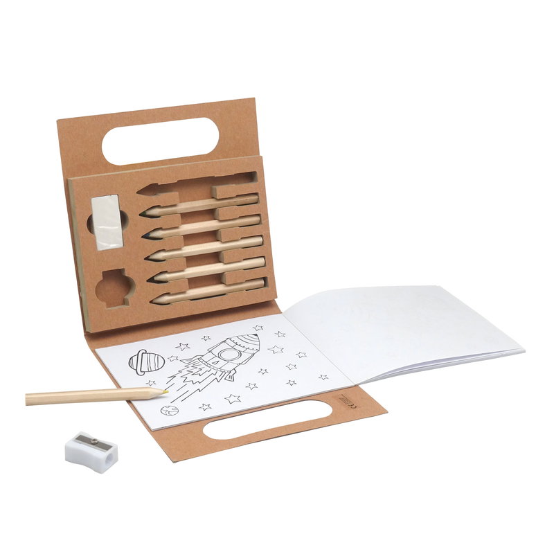 Set De Dibujo Sketch papel madera reforzado