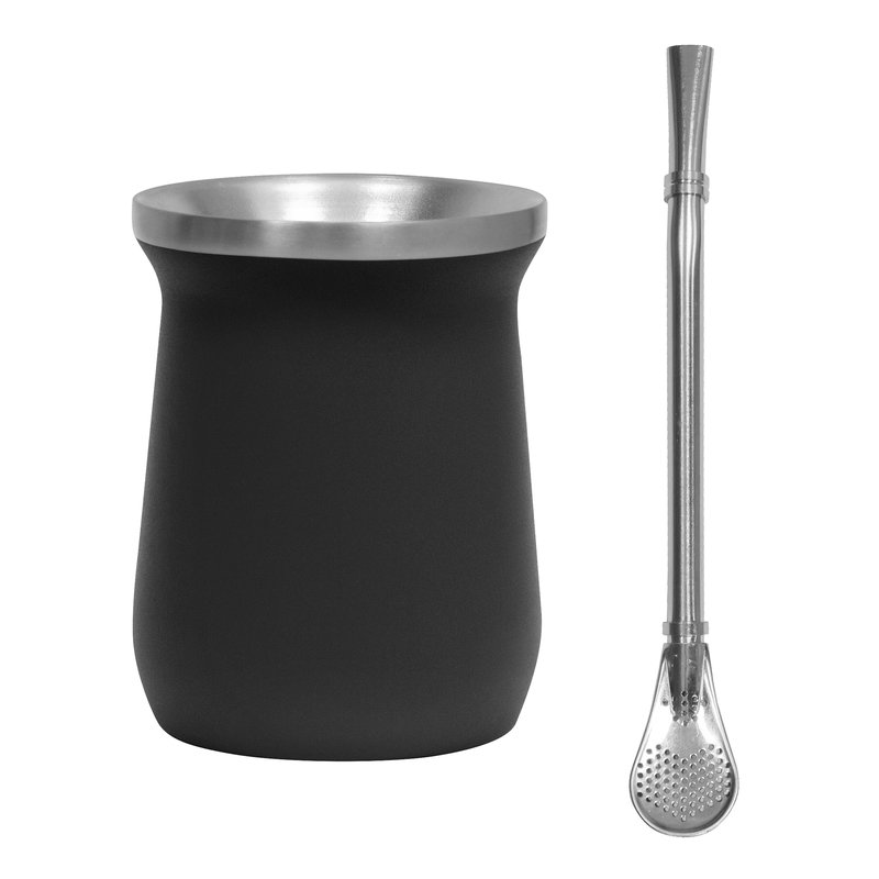 Set De Mate Mat&enzo 300 ml acero inoxidable