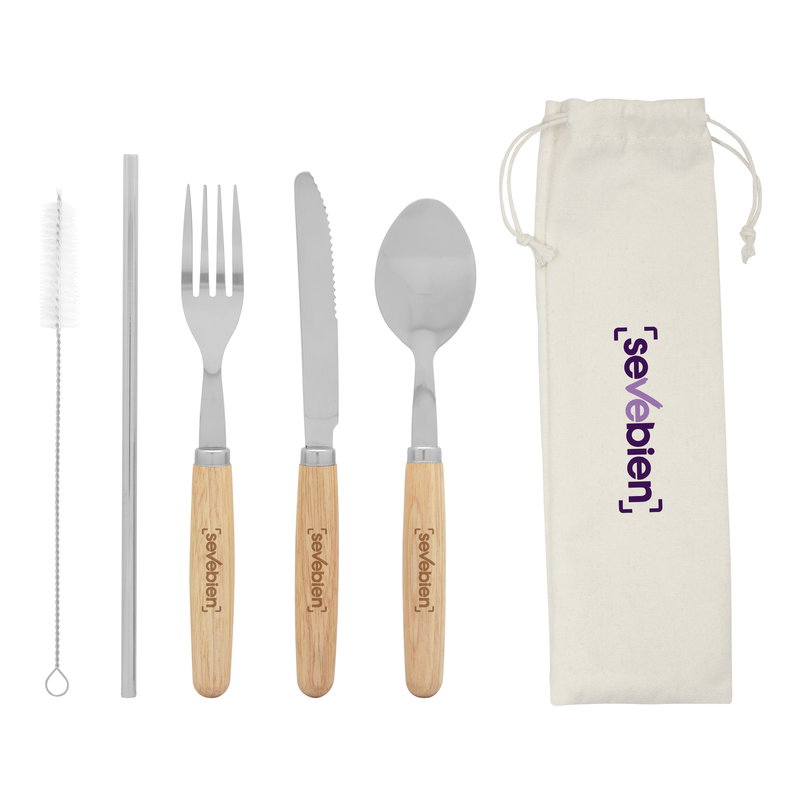 Set De Cubiertos Mealtime acero inoxidable 420