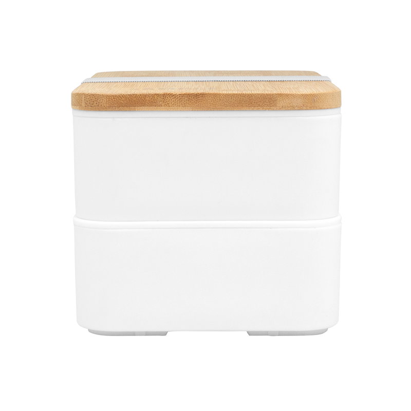 Lonchera Bambox bambú y plástico, 2 niveles