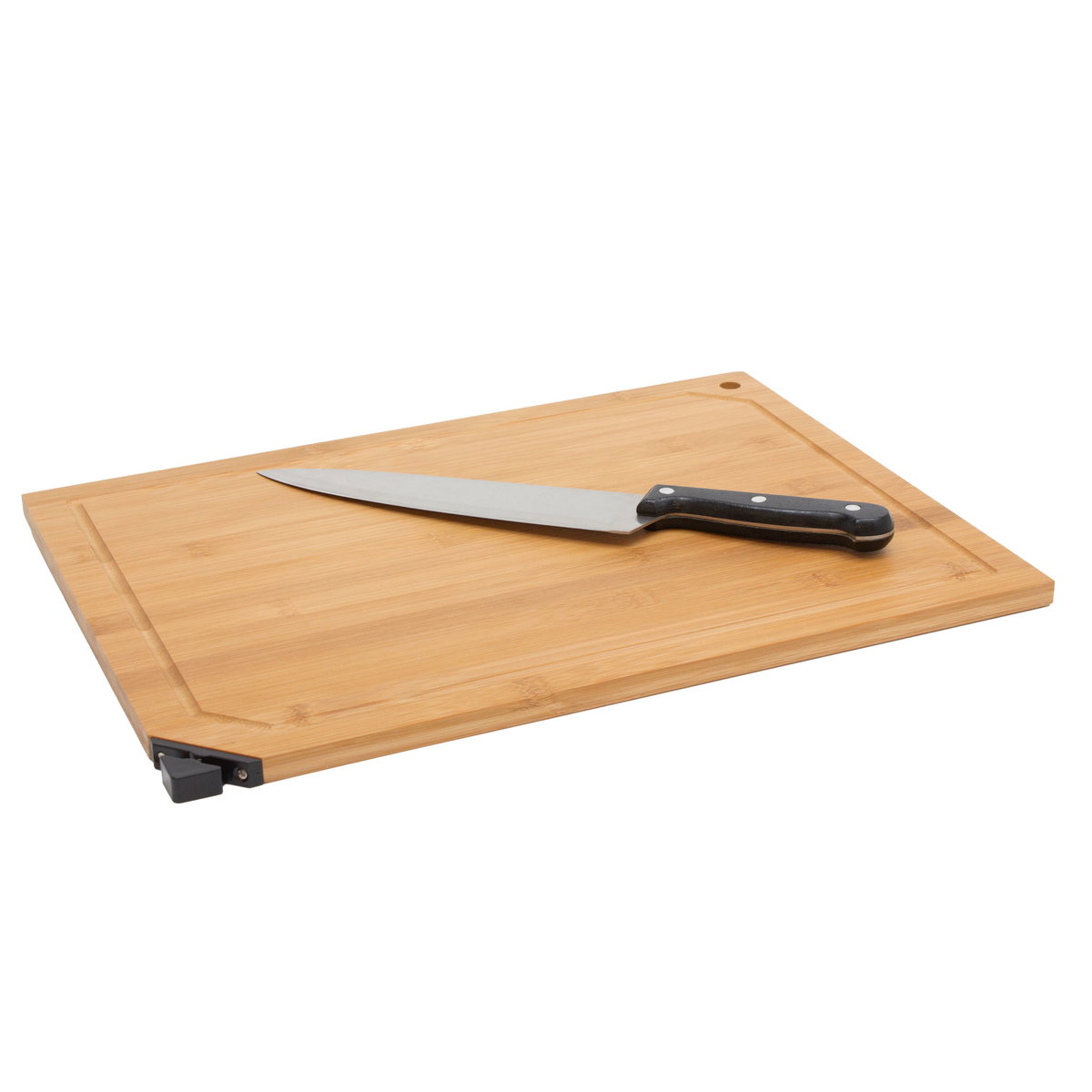 Set De Corte Bambcut bambú con afilador personalizado con logo empresa - Tablas de Corte corporativo Chile