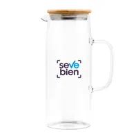 Jarra Con Tapa Bambjug 1100 ml vidrio