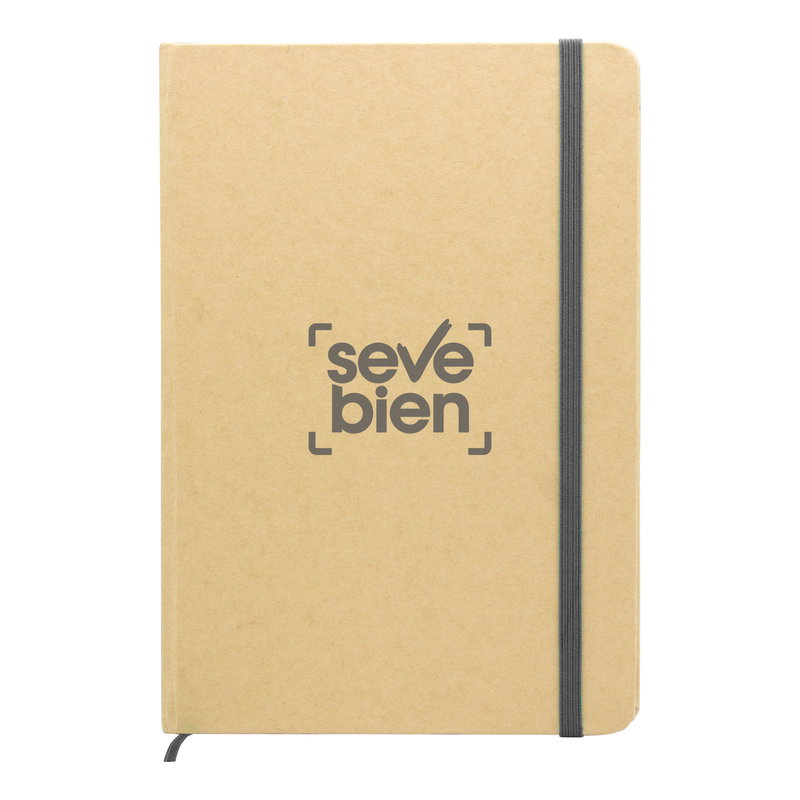 Libreta Bookraft tapa cartón kraft 21 x 14 cm
