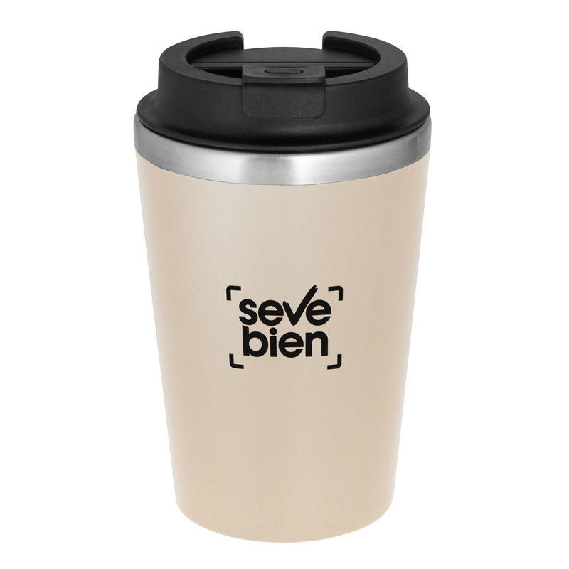 Mug Camper 350 ml plástico y acero inoxidable