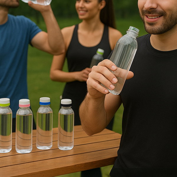 Botella Baladina White 780 ml PET cristalino personalizado con logo empresa - Merchandising corporativo Chile