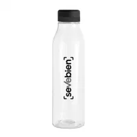 Botella Andina Black 750 ml PET cristalino