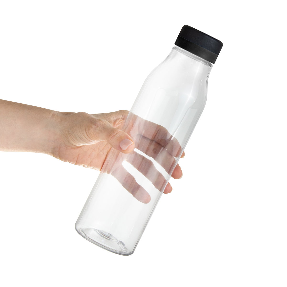 Botella Andina Black 750 ml PET cristalino