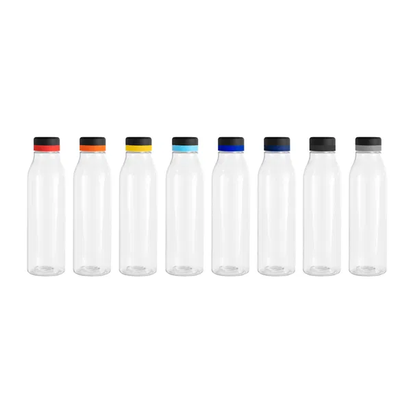 Botella Andina Black 750 ml PET cristalino personalizado con logo empresa - Merchandising corporativo Chile