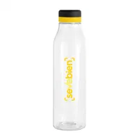 Botella Andina Black 750 ml PET cristalino