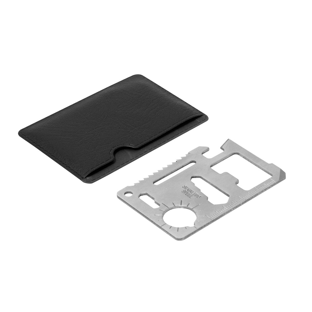 Tarjeta Multiherramienta Indiana acero inox 420 Tarjeta Multiherramienta Indiana acero inox 420 personalizado con logo empresa - Llaveros Multifunción corporativo Chile