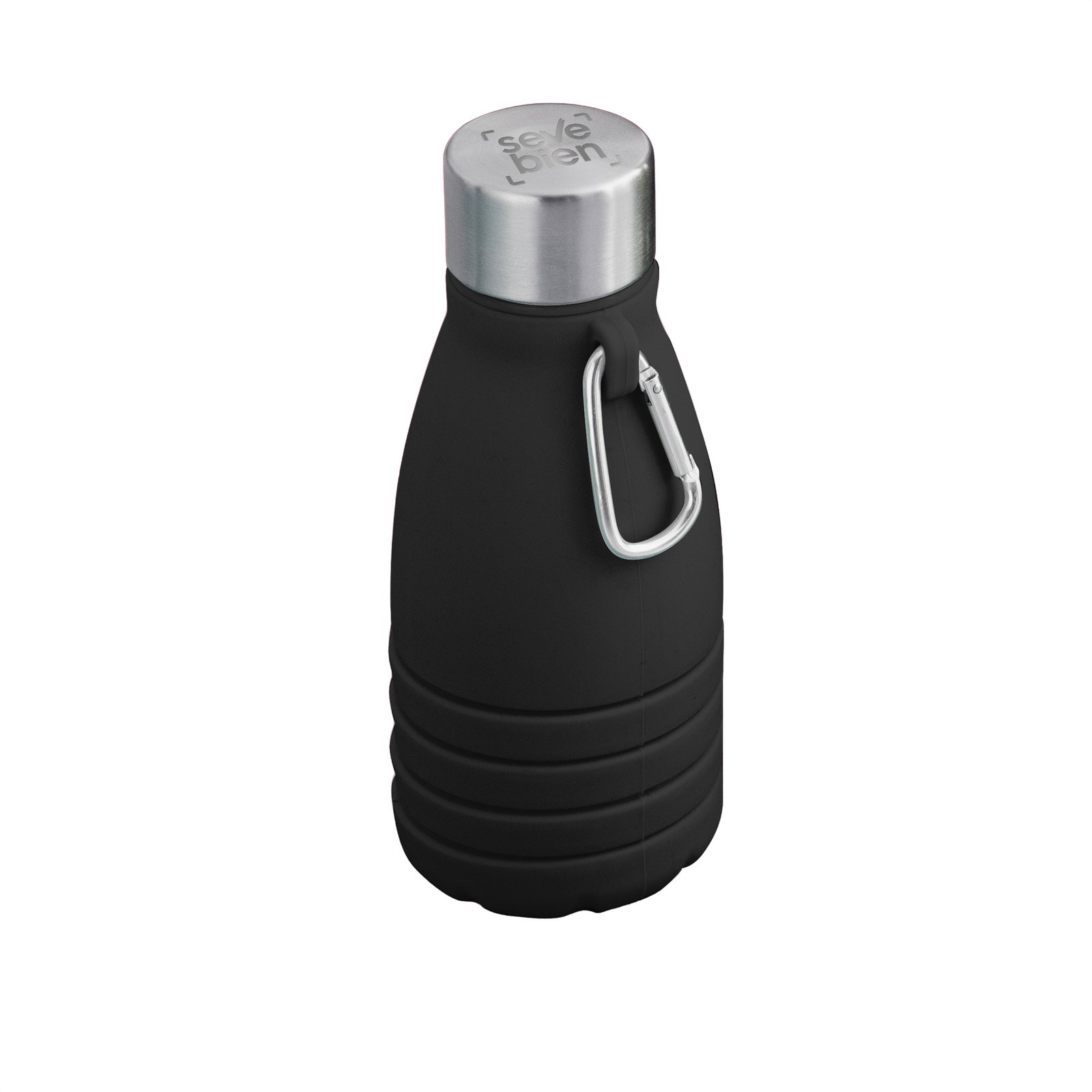 Botella Plegable Kalap 500 ml silicona y inox — vista destacada