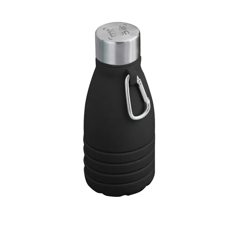 Botella Plegable Kalap 500 ml silicona y inox Botella Plegable Kalap 500 ml silicona y inox