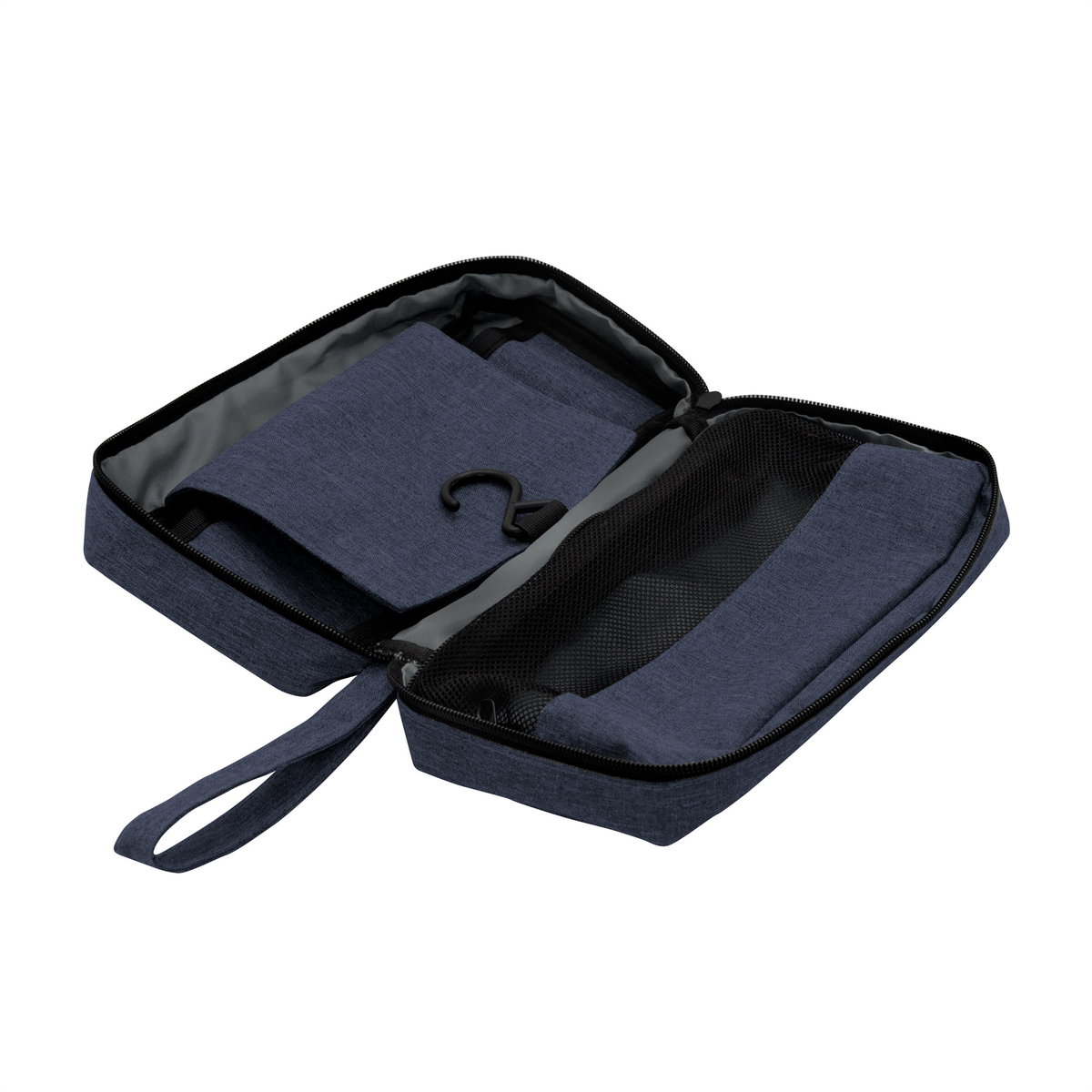 Necessaire Petunia poliéster 300D, cremallera personalizado con logo empresa - Neceseres corporativo Chile