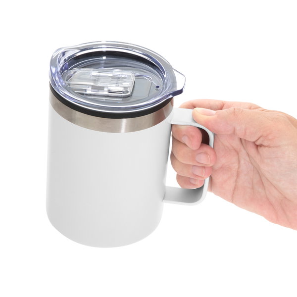 Mug Diana 450 ml acero inoxidable personalizado con logo empresa - Merchandising corporativo Chile