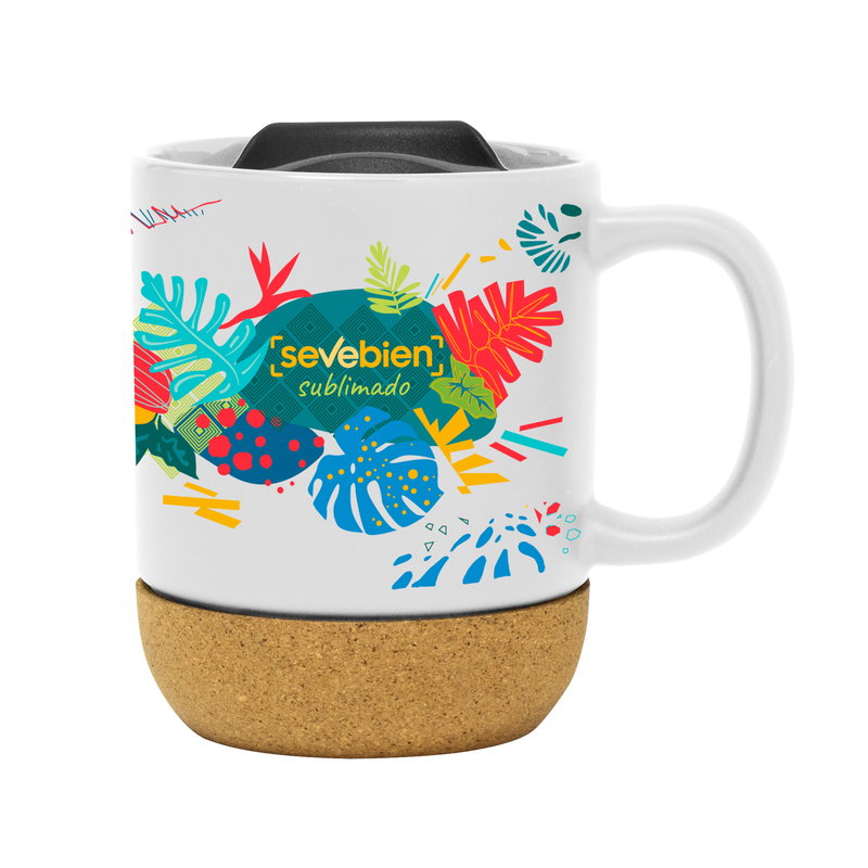 Taza Sublimable Mika 380 ml cerámica mate