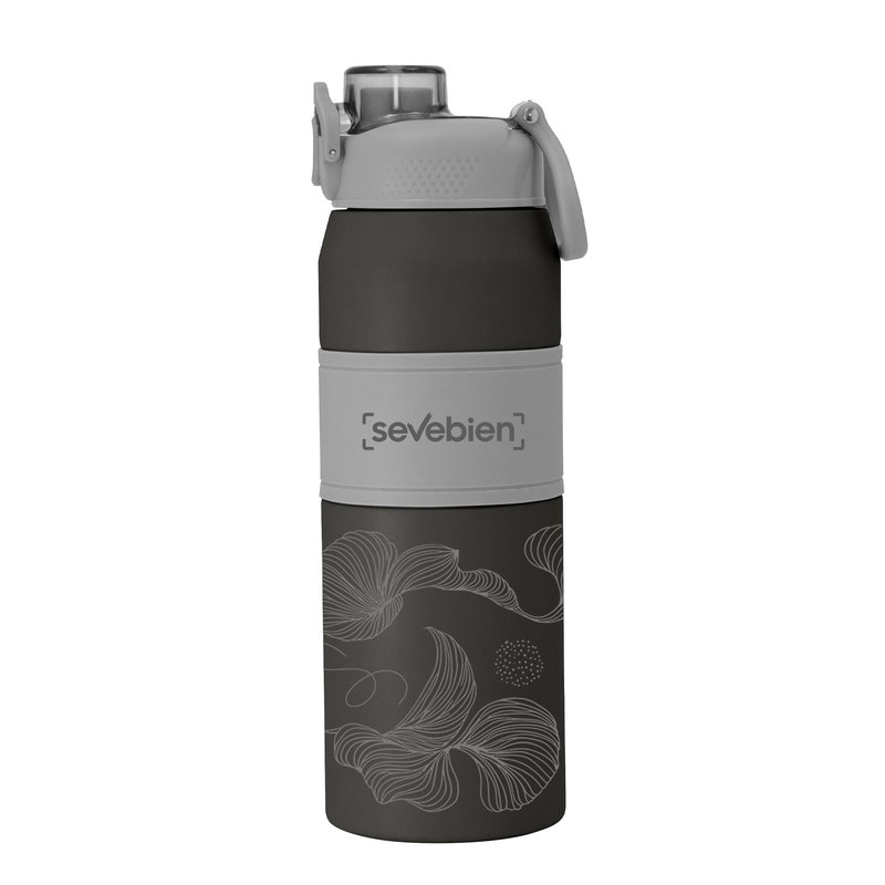 Botella Térmica Push 840 ml acero inoxidable