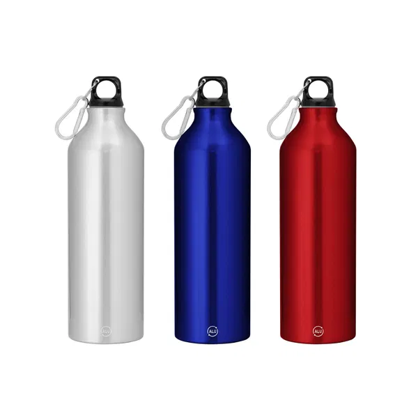 Botella Rex Ii 750 ml aluminio personalizado con logo empresa - Botellas de Aluminio corporativo Chile