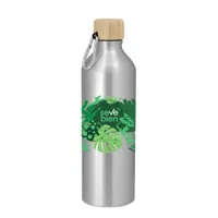 Botella Forest 750 ml aluminio y bambú