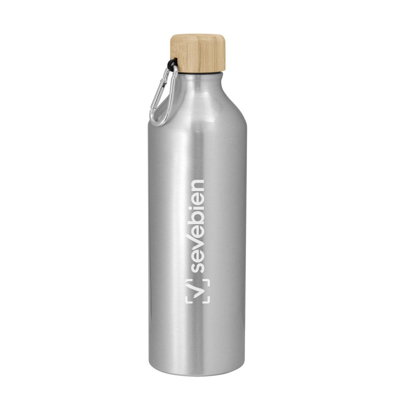 Botella Forest 750 ml aluminio y bambú