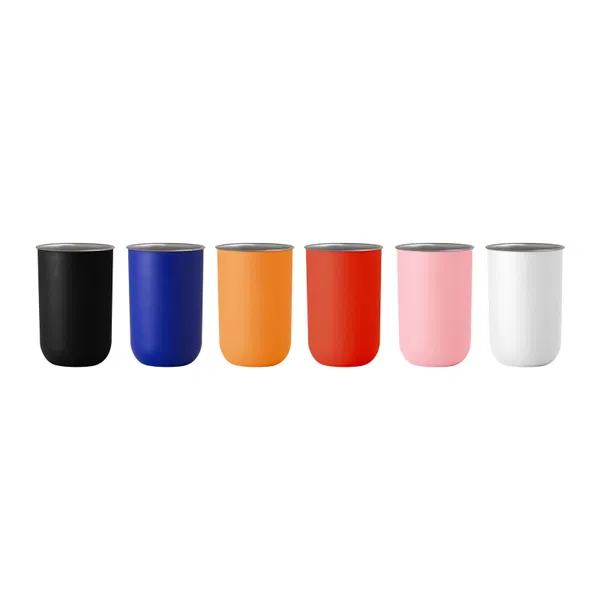 Mug Capsul 350 ml acero inoxidable y plástico personalizado con logo empresa - Tazas y Mugs corporativo Chile