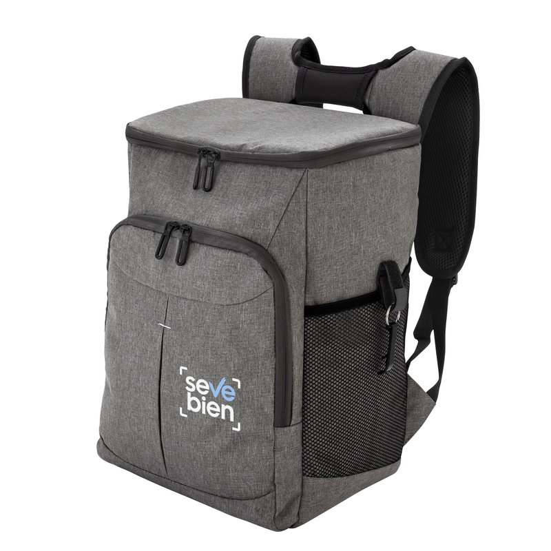 Mochila Cooler Ribera tejido textil cierre doble