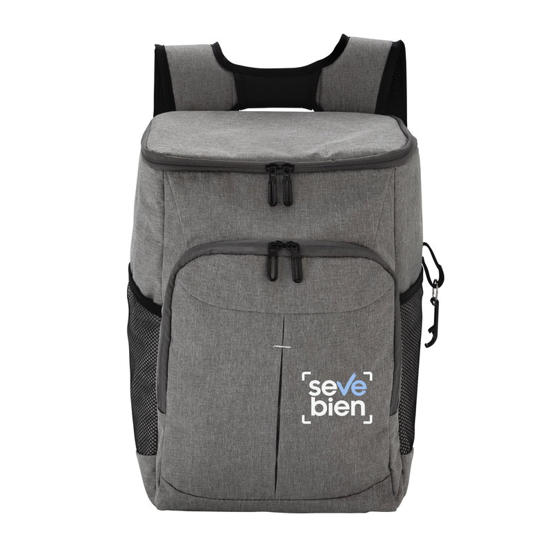 Mochila Cooler Ribera tejido textil cierre doble