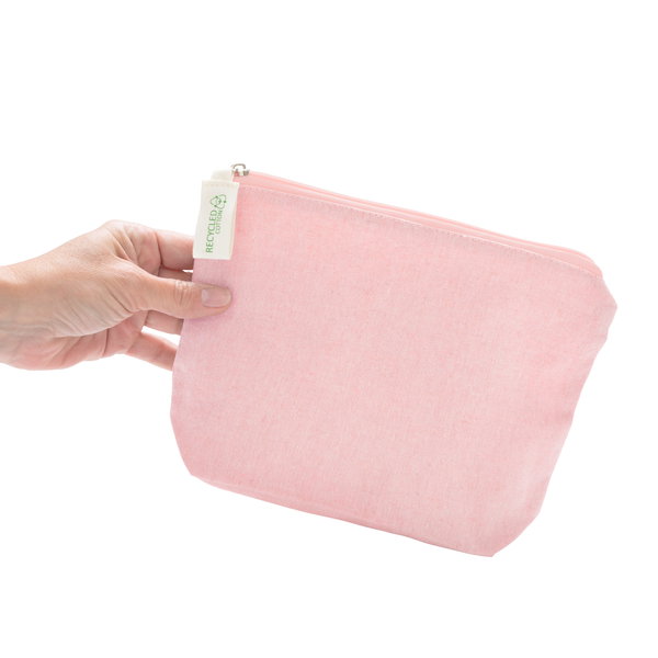 Necessaire Malvon algodón reciclado 175 g/m² personalizado con logo empresa - Merchandising corporativo Chile