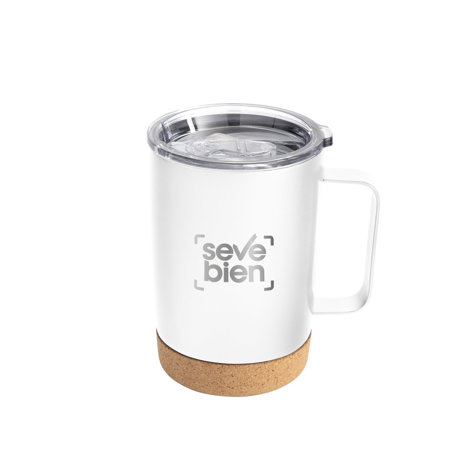 Mug Térmico Kork acero inoxidable con base de — vista destacada