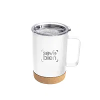 Mug Térmico Kork acero inoxidable con base de