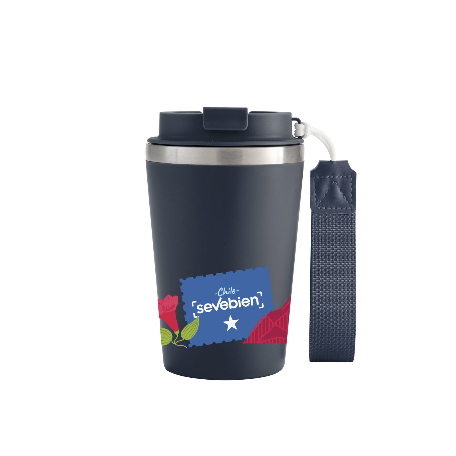 Mug Estrap 350 ml acero inoxidable — vista destacada