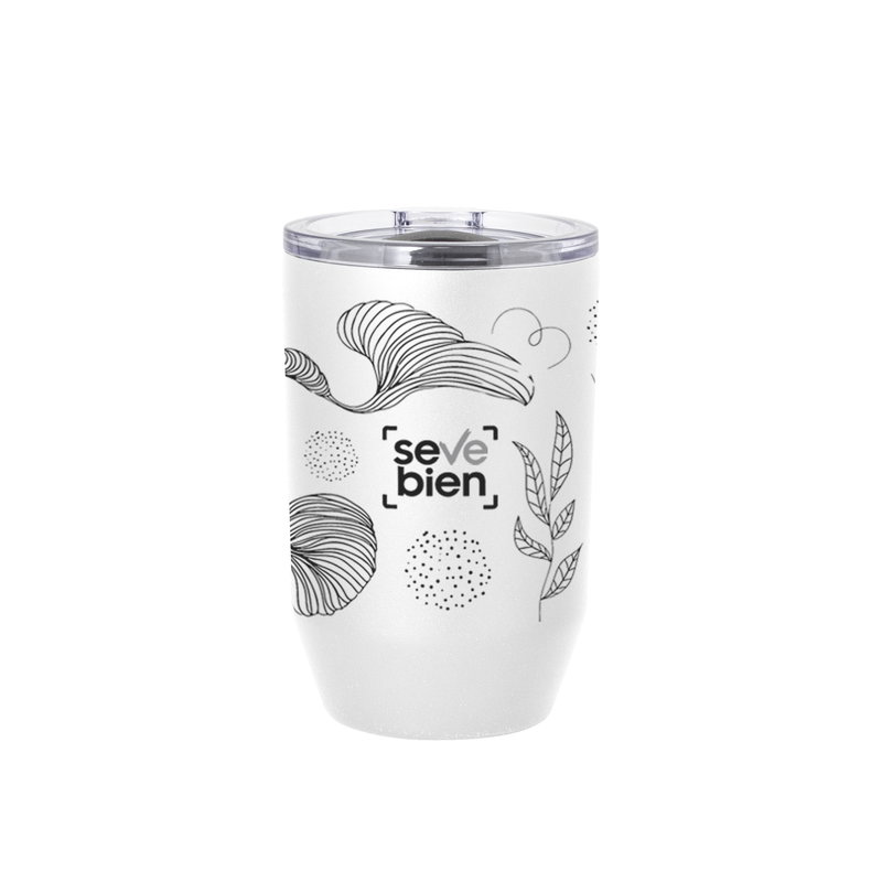 Mug Térmico Bisel con tapa personalizable