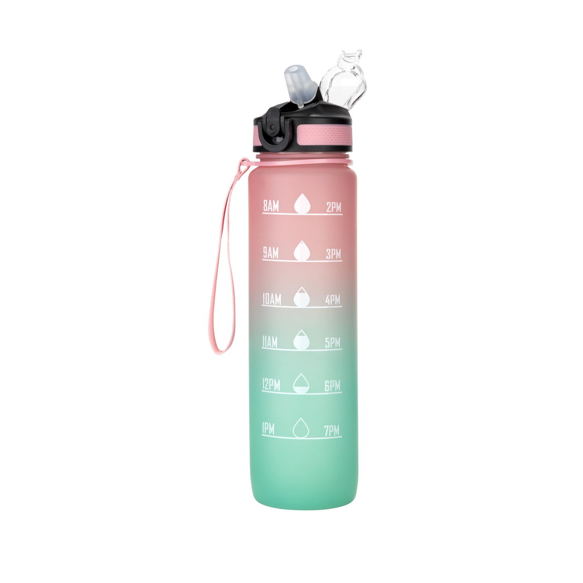 Botella Deportiva Motivacional Graf 1000 ml personalizado con logo empresa - Botellas Plásticas corporativo Chile