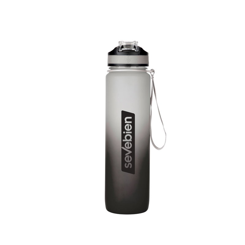 Botella Deportiva Motivacional Graf plástico frost