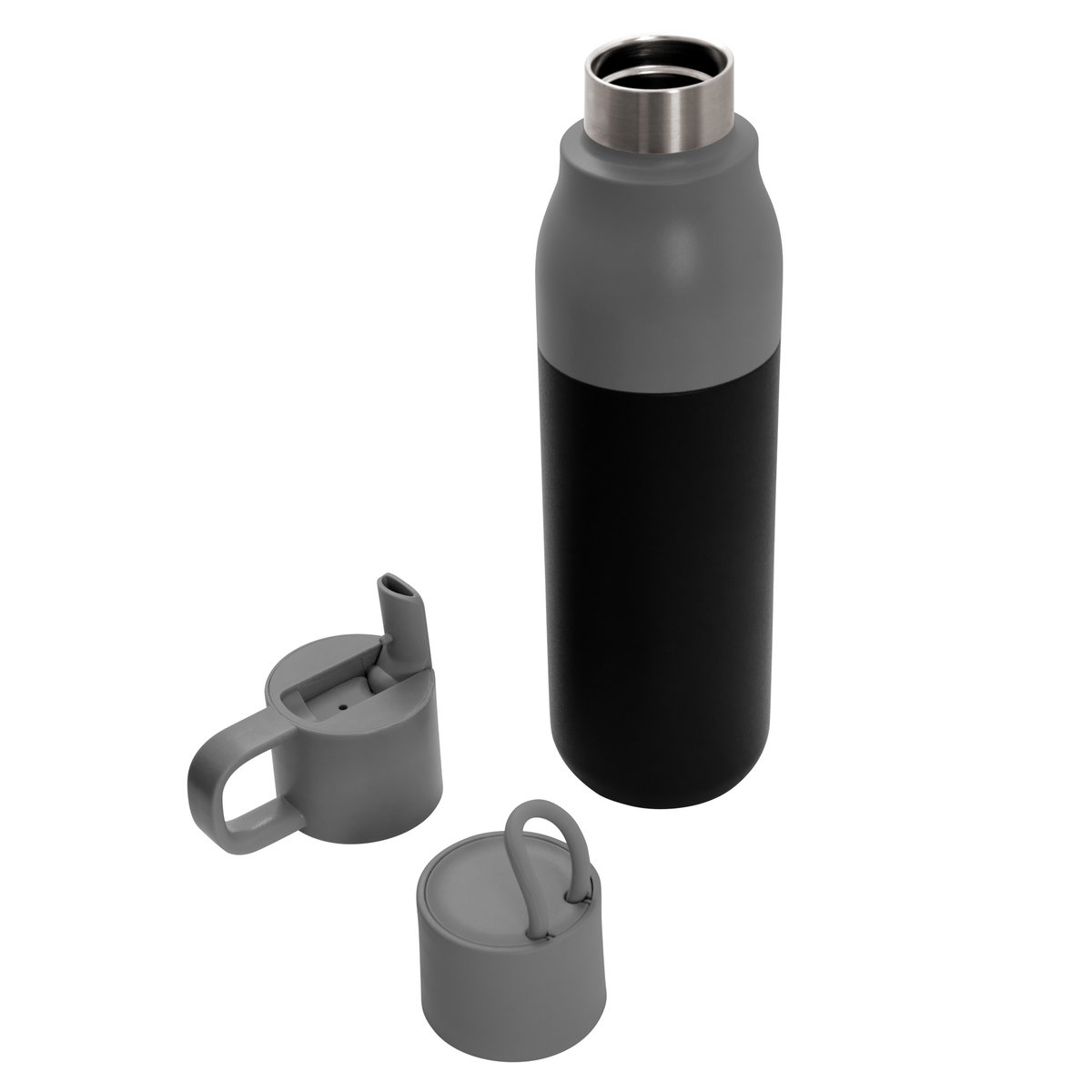 Botella Térmica Con Dos Tapas Rolling Top Rolling personalizado con logo empresa - Botellas Térmicas corporativo Chile