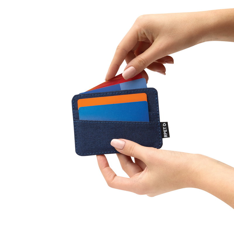 Tarjetero Blocard poliéster RPET, RFID Tarjetero Blocard poliéster RPET, RFID