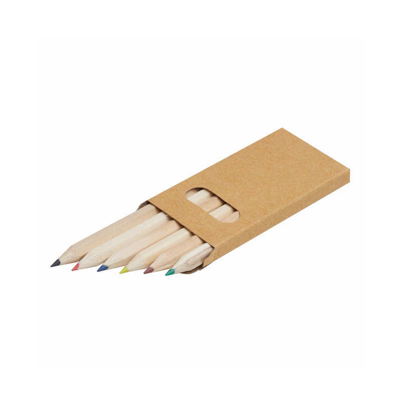Set De Lápices Woody madera 6 lápices
