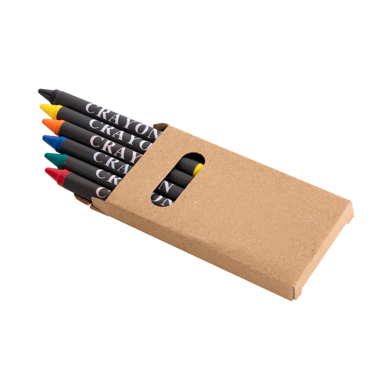 Set De Crayones Yoni 6 piezas caja Kraft