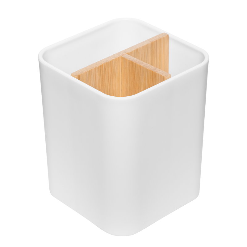 Organizador Layout plástico y bambú