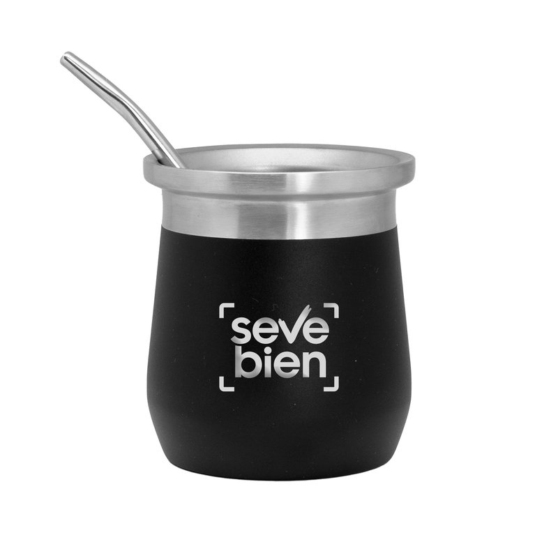 Set De Mate Folk 300 ml acero inoxidable Set De Mate Folk 300 ml acero inoxidable