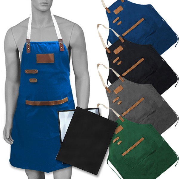 Pechera Parrillera Bbq Tp50 lona algodón 280 g/m2 personalizado con logo empresa - Merchandising corporativo Chile