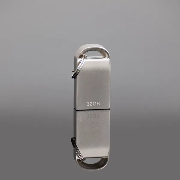 Usb 2.0 Mini-Pendrive Lock 32 GB acero inoxidable personalizado con logo empresa - Pendrives corporativo Chile