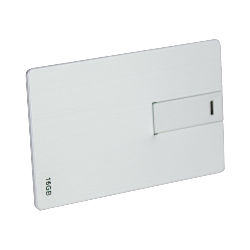 Usb Pendrive 16gb Credit Card Plateado. 16 GB inox Usb Pendrive 16gb Credit Card Plateado. 16 GB inox