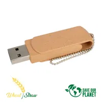 Usb Pendrive 16gb De Caña De Trigo 16GB plástico