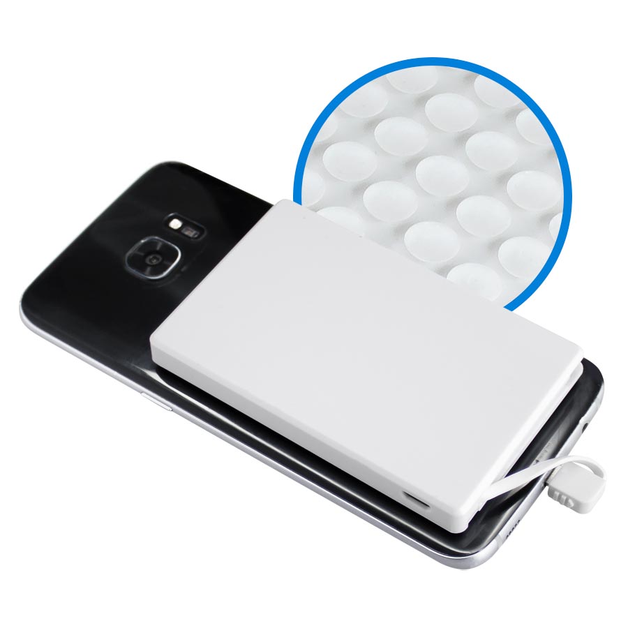 Cargador Power Bank Ventosas 2500mAh plástico — vista destacada