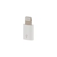 Adaptador Micro Usb / I-Phone plástico blanco